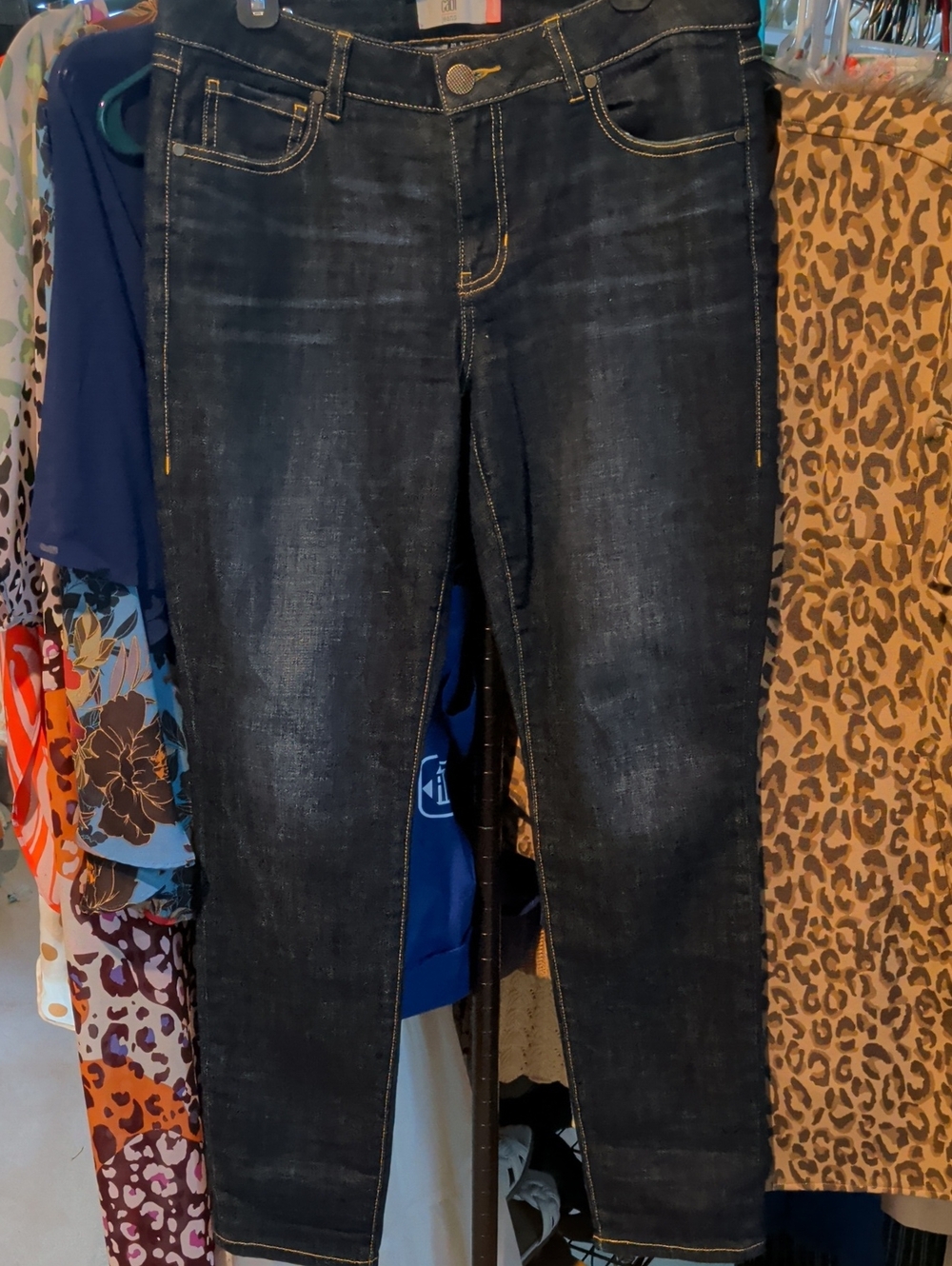 Women's Dark Wash Stretch Denim Jeans